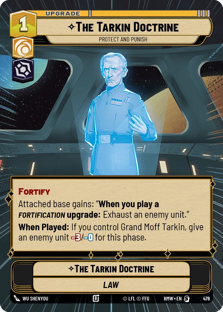La Doctrine Tarkin, Protéger Et Punir - XHMW-478 - Hyperspace - recto Anglais