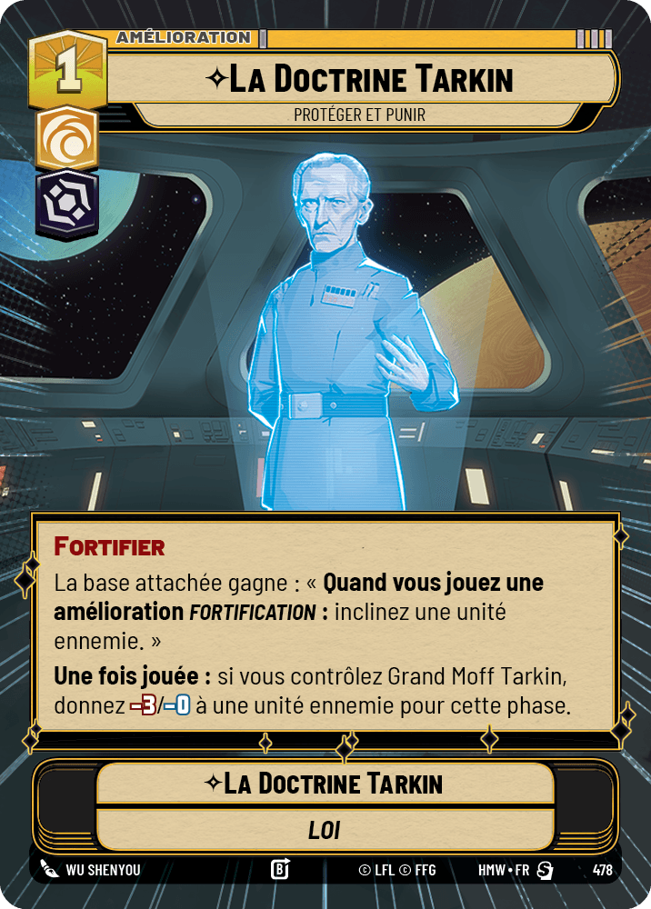 La Doctrine Tarkin, Protéger Et Punir - XHMW-478 - Hyperspace - recto Français