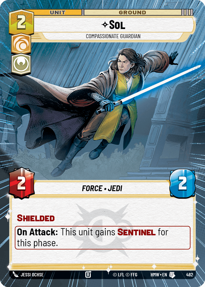 Sol, Gardien Compatissant - XHMW-482 - Hyperspace - recto Anglais