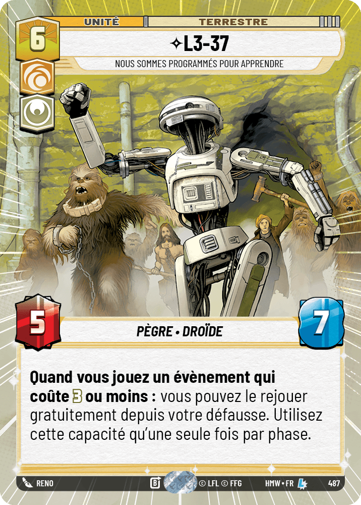 L3-37, Nous Sommes Programmés Pour Apprendre - XHMW-487 - Hyperspace - recto Français