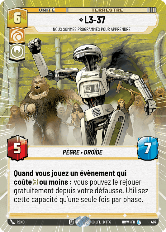 L3-37, Nous Sommes Programmés Pour Apprendre - XHMW-487 - Hyperspace - recto Français