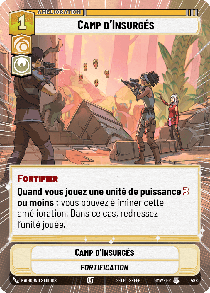 Camp d'Insurgés - XHMW-488 - Hyperspace - recto Français
