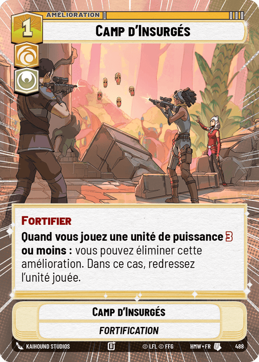 Camp d'Insurgés - XHMW-488 - Hyperspace - recto Français