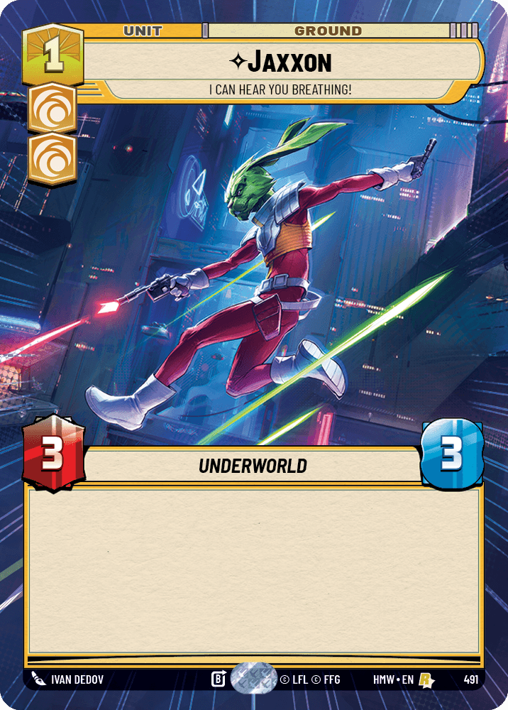 Jaxxon, Je Peux T'Entendre Respirer ! - XHMW-491 - Hyperspace - recto Anglais