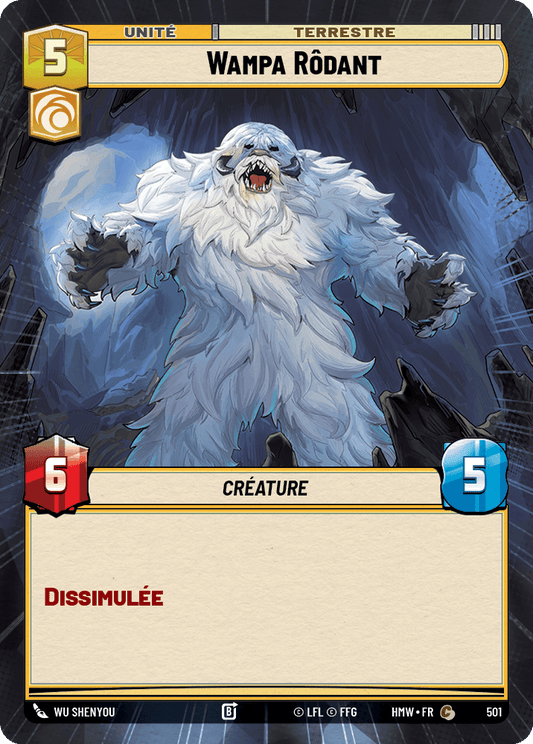 Wampa Rôdant - XHMW-501 - Hyperspace - recto Français