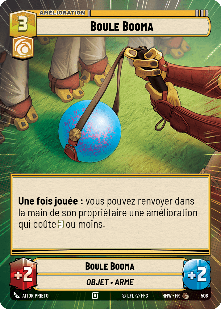 Boule Booma - XHMW-508 - Hyperspace - recto Français