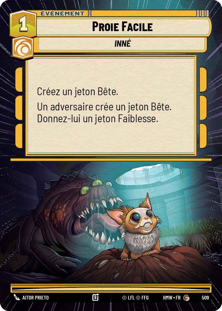 Proie Facile - XHMW-509 - Hyperspace - recto Français