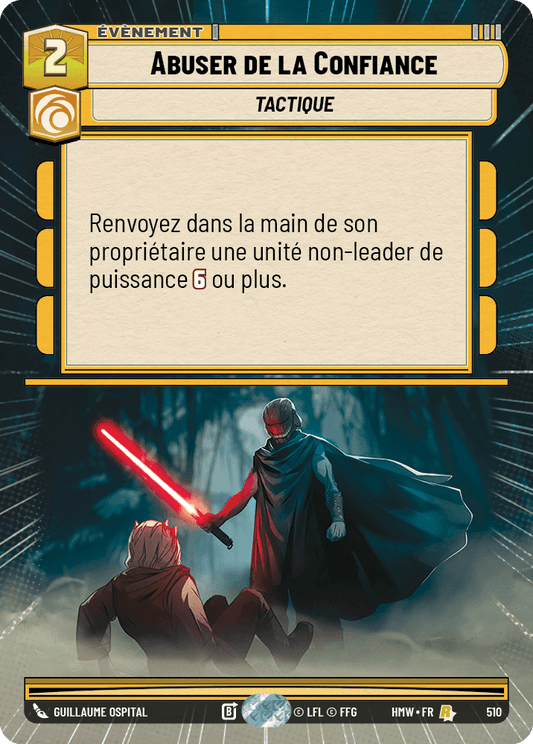 Abuser de la Confiance - XHMW-510 - Hyperspace - recto Français