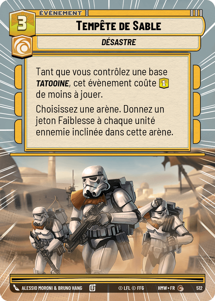 Tempête de Sable - XHMW-512 - Hyperspace - recto Français