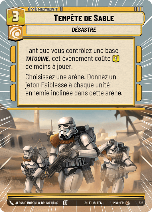 Tempête de Sable - XHMW-512 - Hyperspace - recto Français