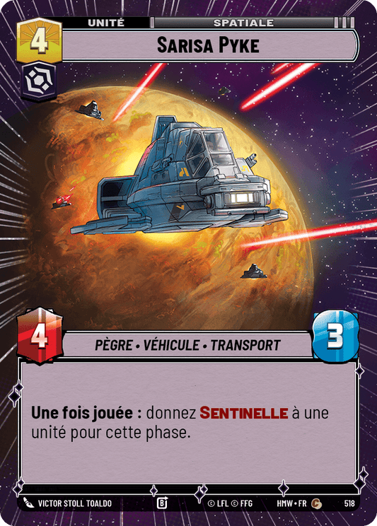 Sarisa Pyke - XHMW-518 - Hyperspace - recto Français