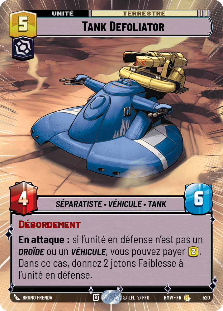 Tank Defoliator - XHMW-520 - Hyperspace - recto Français
