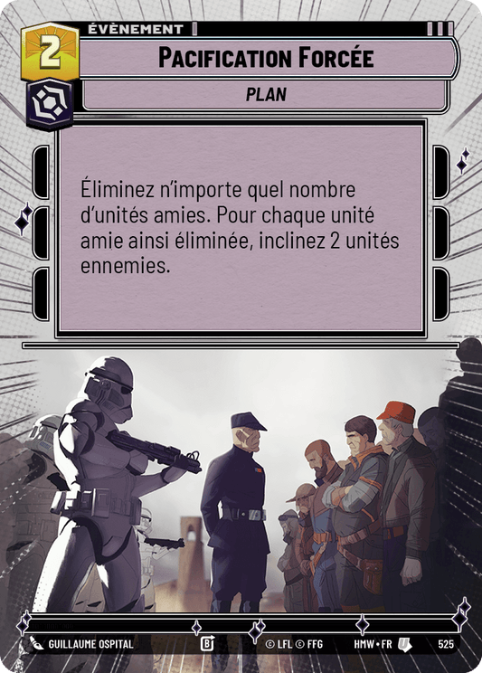 Pacification Forcée - XHMW-525 - Hyperspace - recto Français