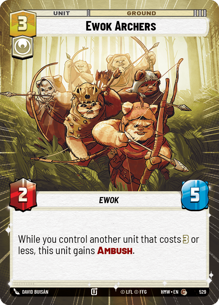 Archers Ewoks - XHMW-529 - Hyperspace - recto Anglais