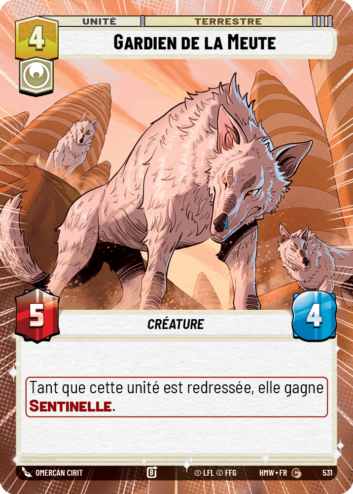 Gardien de la Meute - XHMW-531 - Hyperspace - recto Français