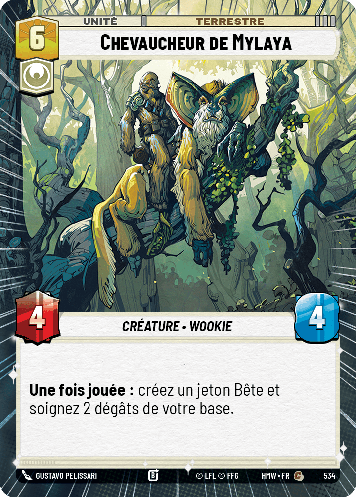 Chevaucheur de Mylaya - XHMW-534 - Hyperspace - recto Français