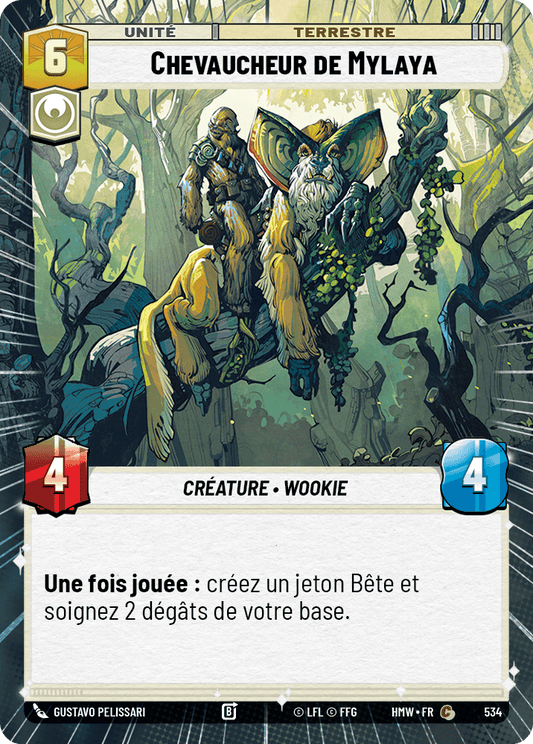 Chevaucheur de Mylaya - XHMW-534 - Hyperspace - recto Français