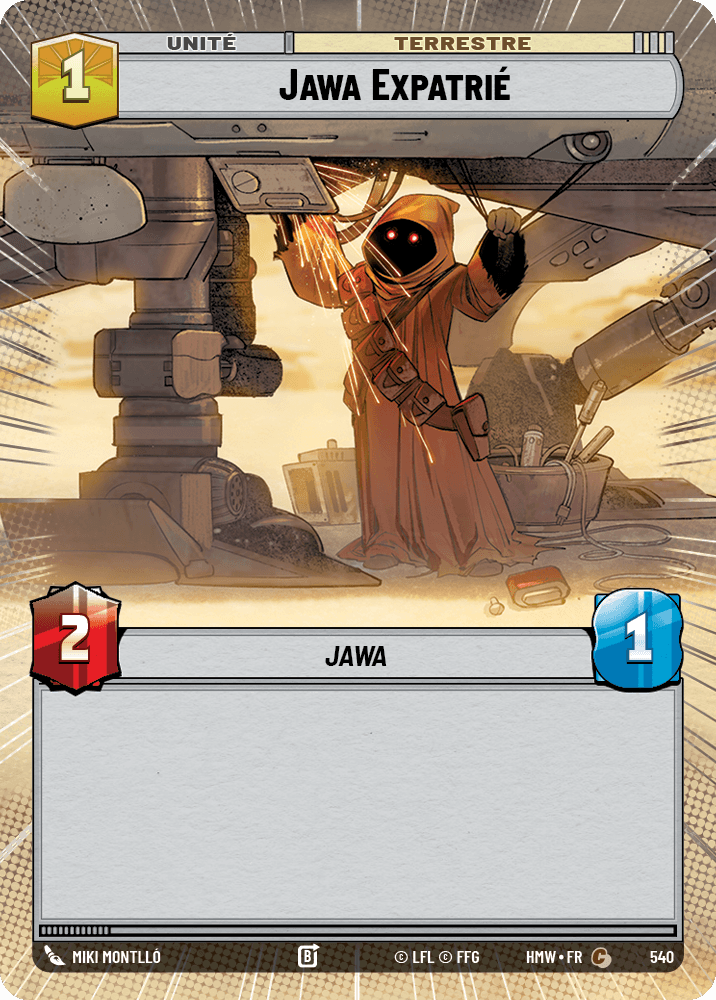 Jawa Expatrié - XHMW-540 - Hyperspace - recto Français
