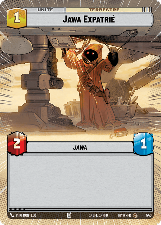 Jawa Expatrié - XHMW-540 - Hyperspace - recto Français