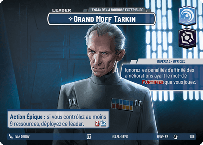 Grand Moff Tarkin, Tyran De La Bordure Extérieure - XHMW-786 - Showcase - recto Français