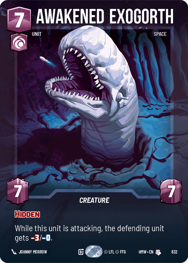 Exogorth Réveillé - XHMW-832 - Prestige - recto Anglais