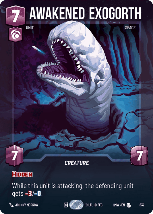 Exogorth Réveillé - XHMW-832 - Prestige - recto Anglais