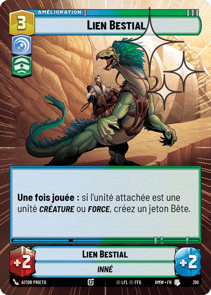 Lien Bestial - XHMW-548 - Hyperspace Foil - recto Français