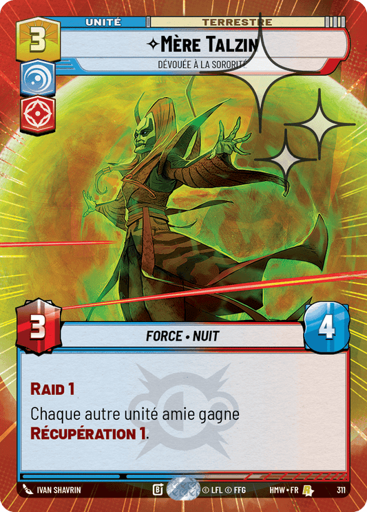 Mère Talzin, Dévouée À La Sororité - XHMW-549 - Hyperspace Foil - recto Français