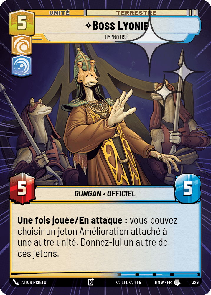 Boss Lyonie, Hypnotisé - XHMW-567 - Hyperspace Foil - recto Français
