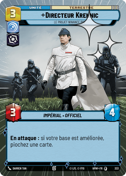 Directeur Krennic, Le Projet N'Avance Pas - XHMW-571 - Hyperspace Foil - recto Français