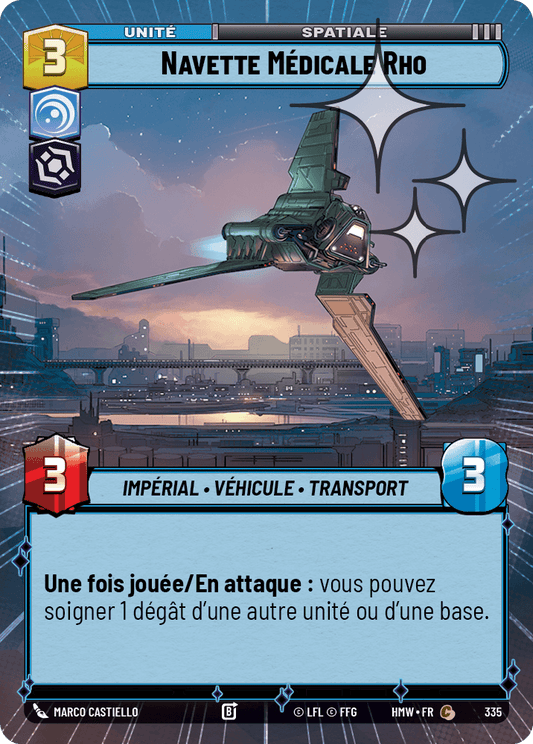 Navette Médicale Rho - XHMW-573 - Hyperspace Foil - recto Français