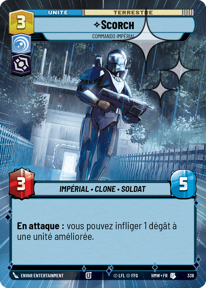 Scorch, Commando Impérial - XHMW-574 - Hyperspace Foil - recto Français