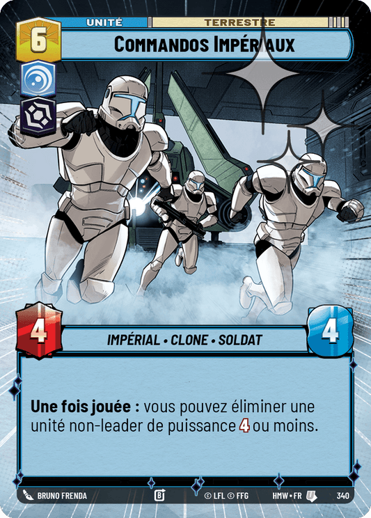Commandos Impériaux - XHMW-578 - Hyperspace Foil - recto Français