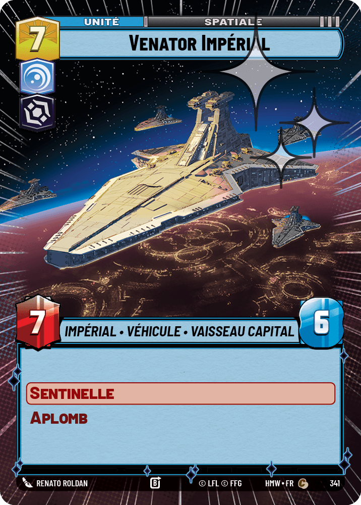 Venator Impérial - XHMW-579 - Hyperspace Foil - recto Français