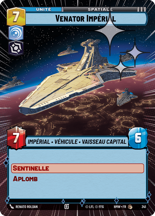 Venator Impérial - XHMW-579 - Hyperspace Foil - recto Français