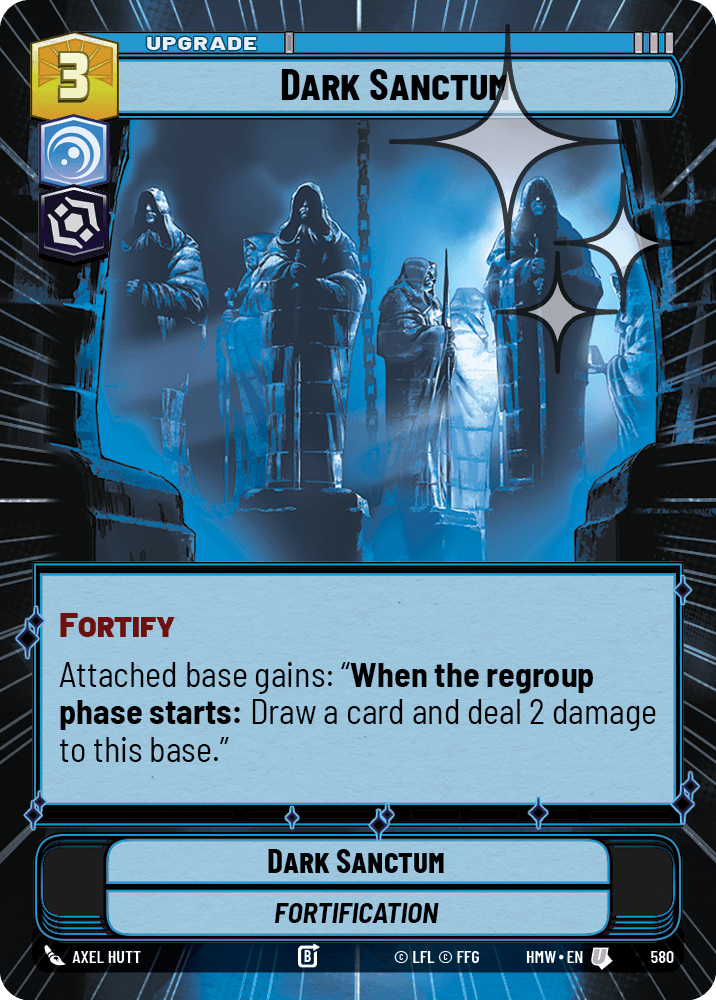 Temple Noir - XHMW-580 - Hyperspace Foil - recto Anglais