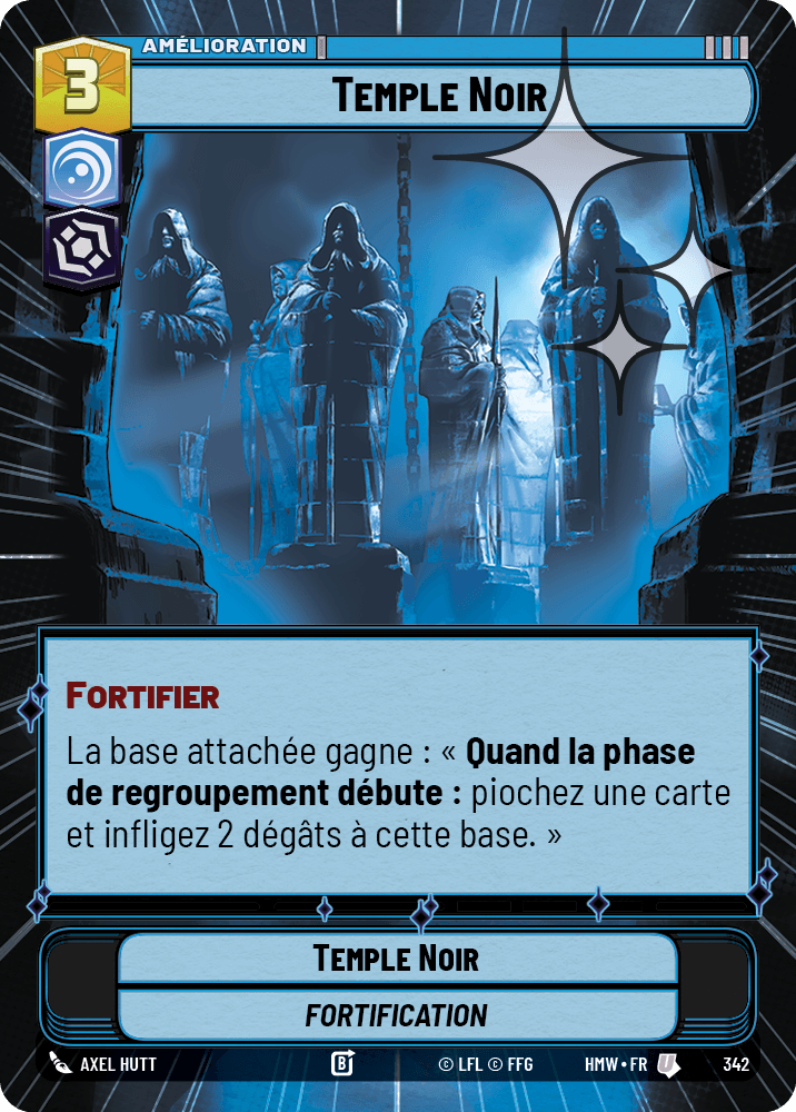 Temple Noir - XHMW-580 - Hyperspace Foil - recto Français