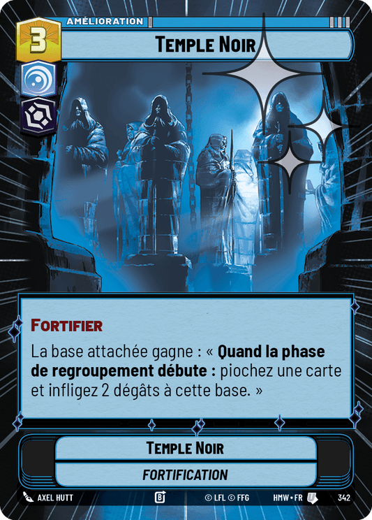 Temple Noir - XHMW-580 - Hyperspace Foil - recto Français