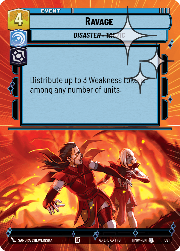 Ravage - XHMW-581 - Hyperspace Foil - recto Anglais