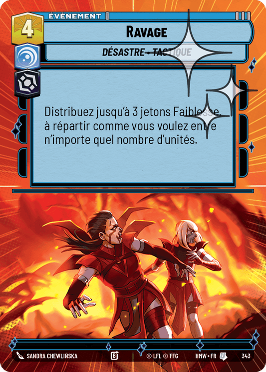 Ravage - XHMW-581 - Hyperspace Foil - recto Français