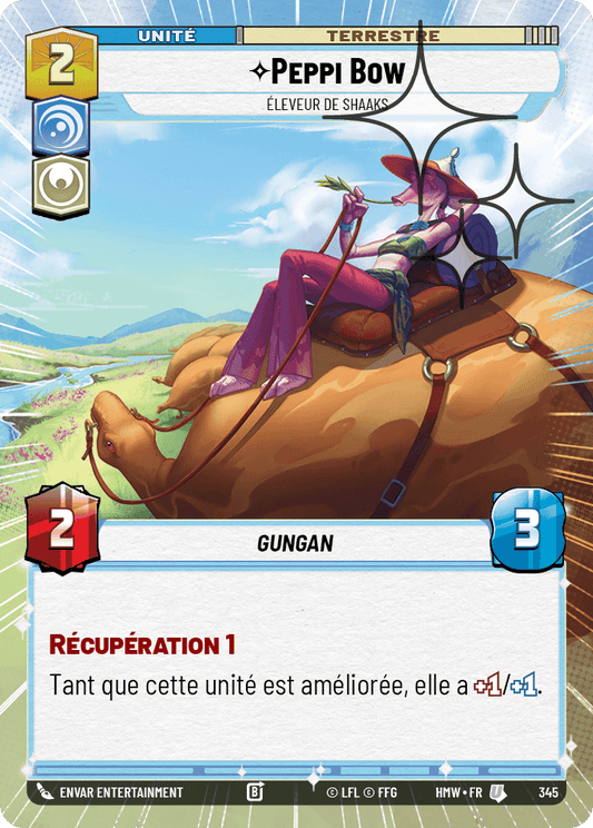 Peppi Bow, Éleveur De Shaaks - XHMW-583 - Hyperspace Foil - recto Français