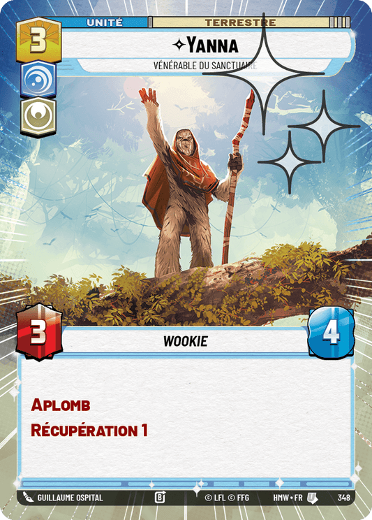 Yanna, Vénérable Du Sanctuaire - XHMW-586 - Hyperspace Foil - recto Français