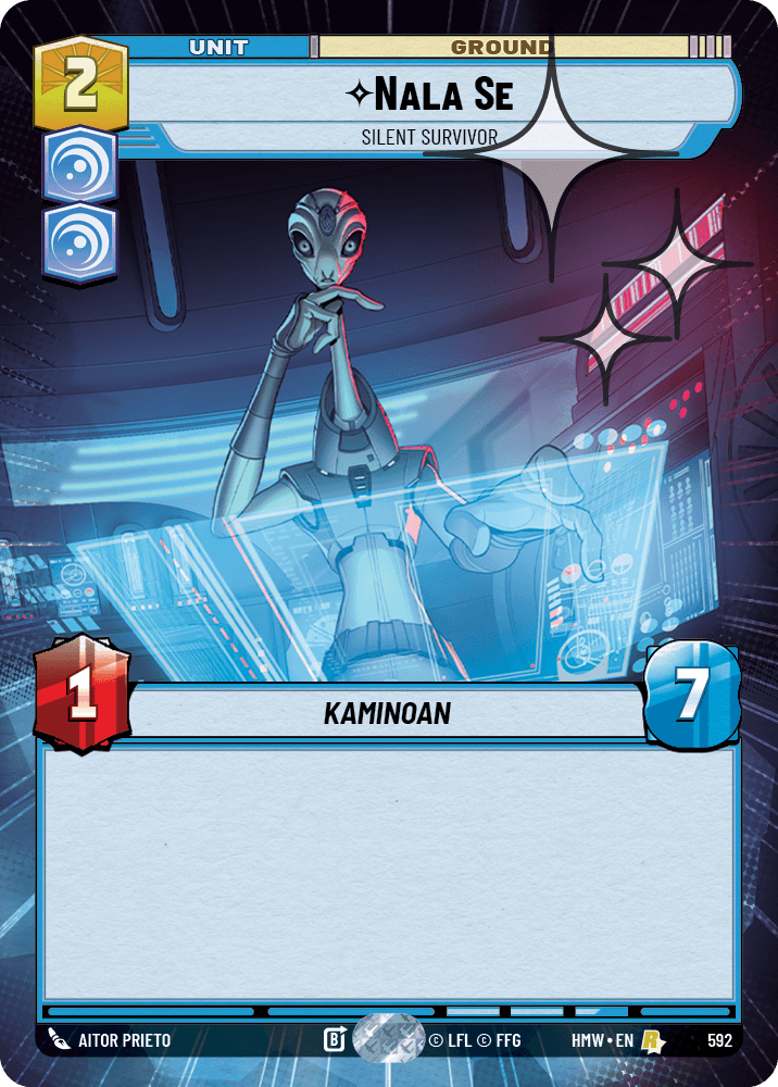 Nala Se, Survivante Silencieuse - XHMW-592 - Hyperspace Foil - recto Anglais