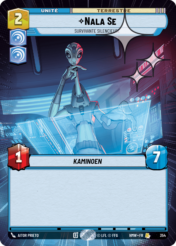 Nala Se, Survivante Silencieuse - XHMW-592 - Hyperspace Foil - recto Français
