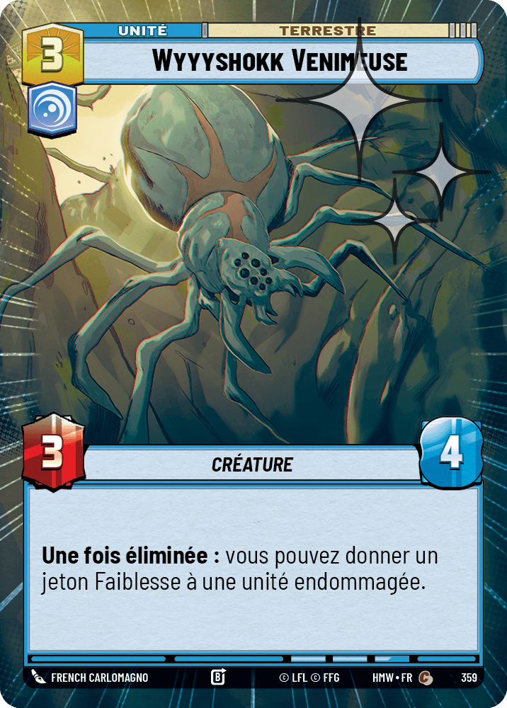 Wyyyshokk Venimeuse - XHMW-597 - Hyperspace Foil - recto Français