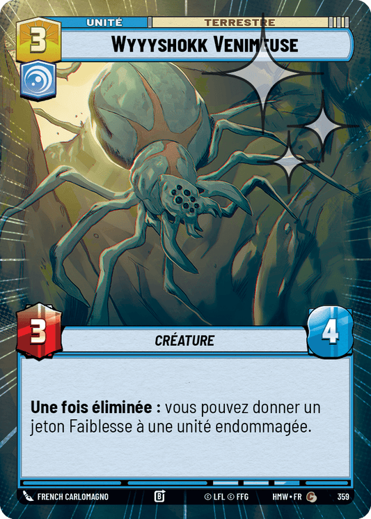 Wyyyshokk Venimeuse - XHMW-597 - Hyperspace Foil - recto Français