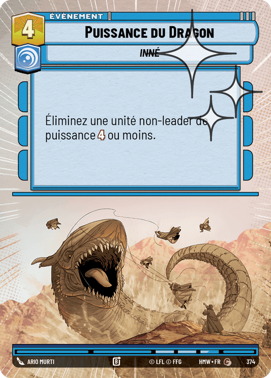 Puissance du Dragon - XHMW-612 - Hyperspace Foil - recto Français