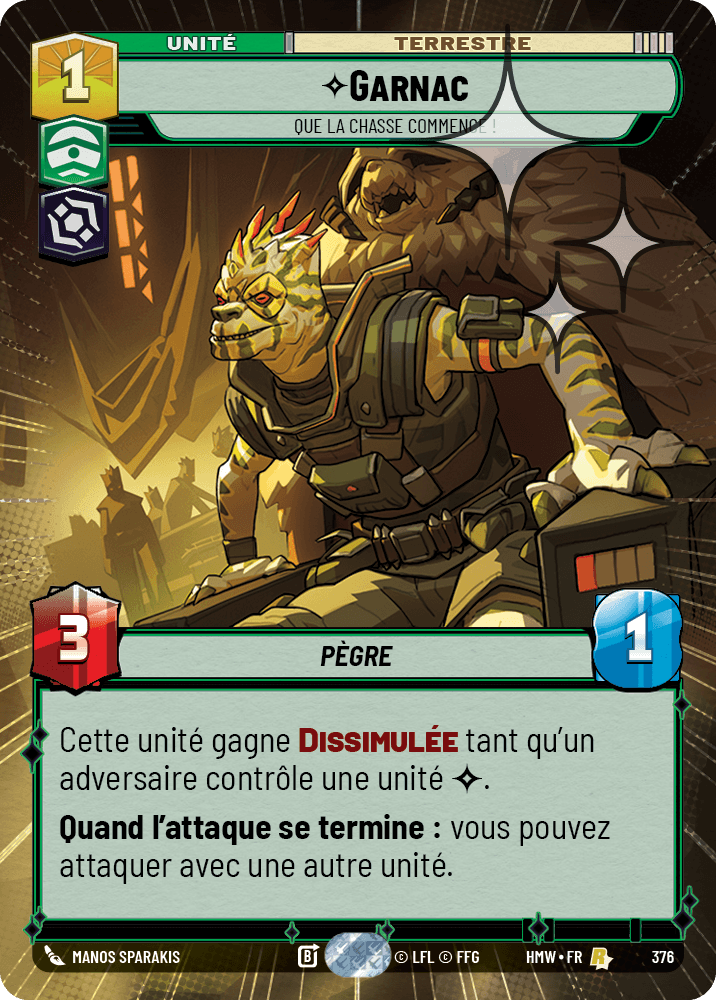 Garnac, Que La Chasse Commence ! - XHMW-614 - Hyperspace Foil - recto Français