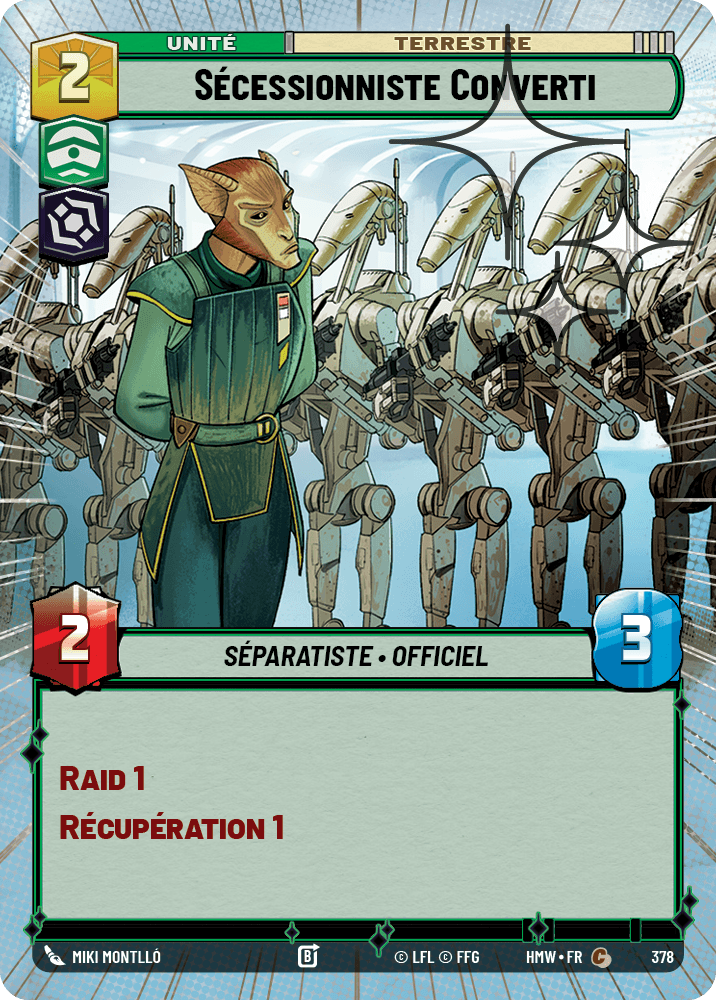 Sécessionniste Converti - XHMW-616 - Hyperspace Foil - recto Français