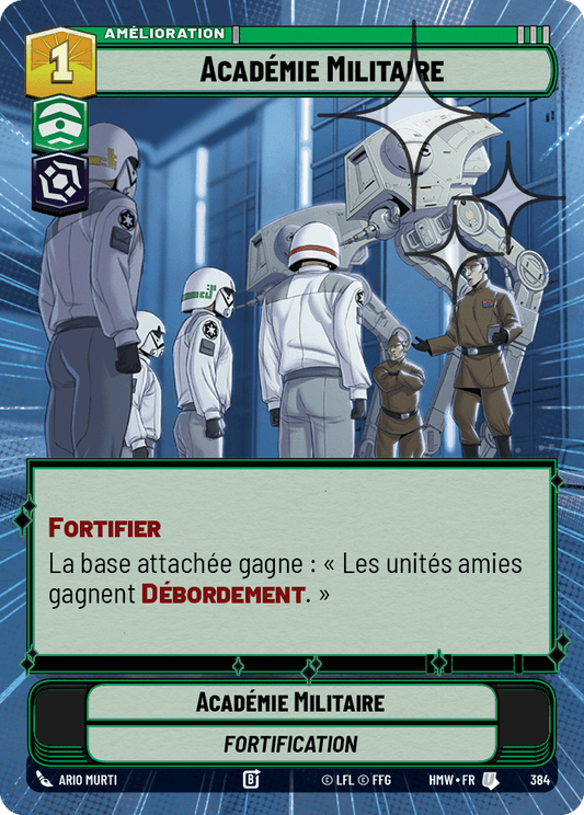Académie Militaire - XHMW-622 - Hyperspace Foil - recto Français
